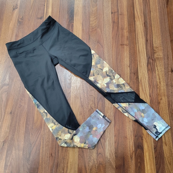 Athleta Asym Mesh Sonar Compression Leggings Size XS - Picture 2 of 10